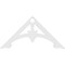 Ekena Millwork Pitch Sellek Architectural Grade PVC Gable Pediment, 48"W x 24"H x 1"P (12/12) GPP048X024X100SLK - alternate 4
